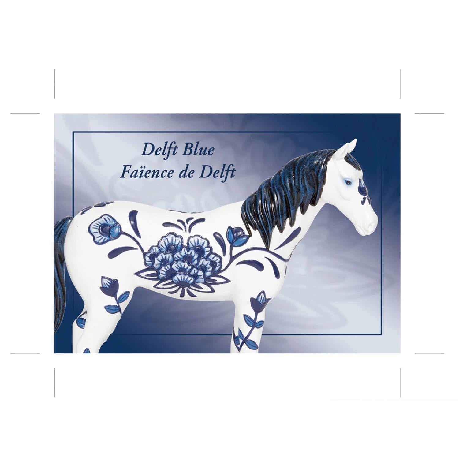 The Trail of Painted Ponies-Delft Blue