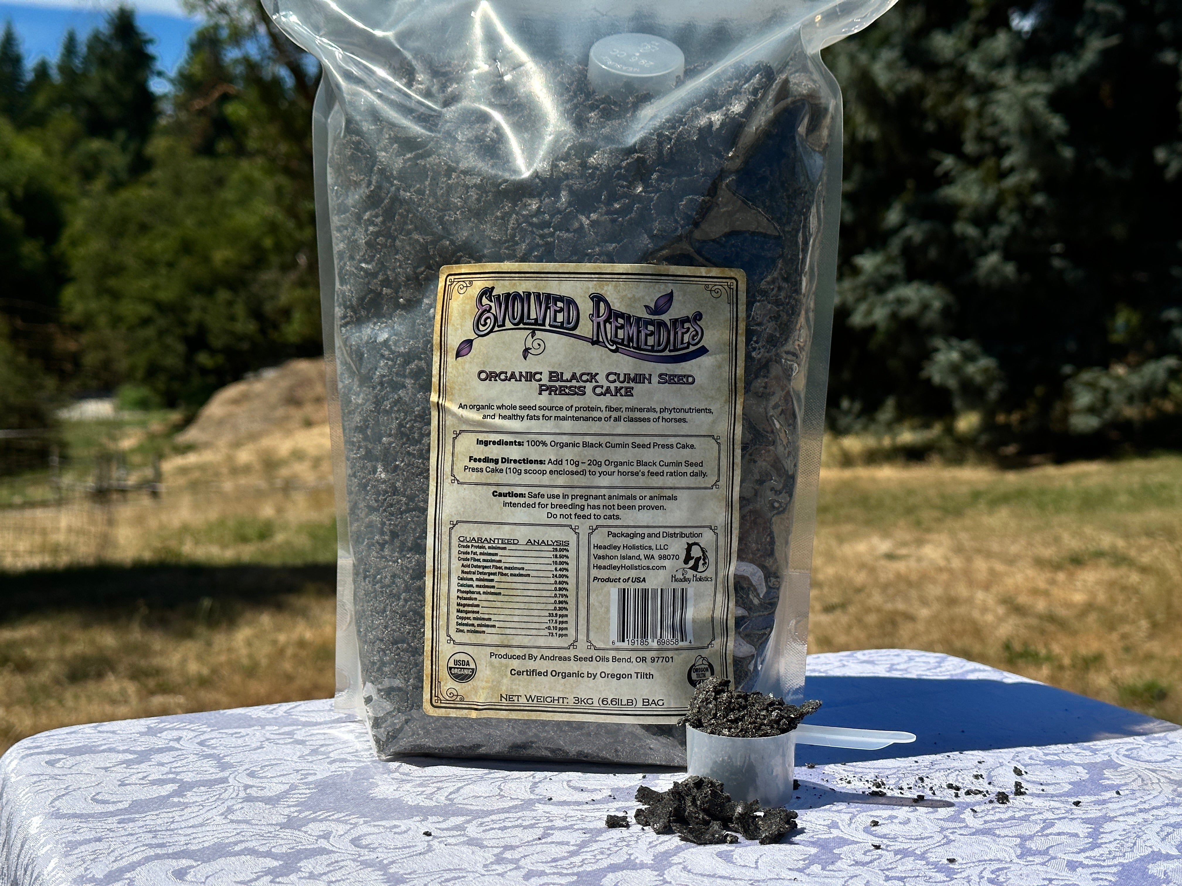 Holistic Horse Supplement - Organic Black Cumin Seed Press Cake