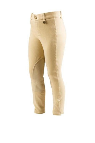 On Course Cotton Naturals Kids Adjustable Waist Breeches