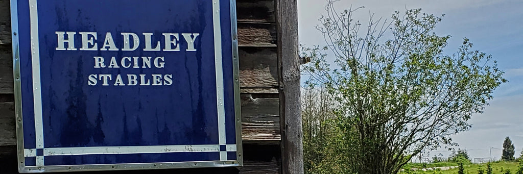 Headley Racing Stables Sign, on Headley Holistics Farm, and the place where the groundbreaking horses supplement product line, Evolved Remedies was created.