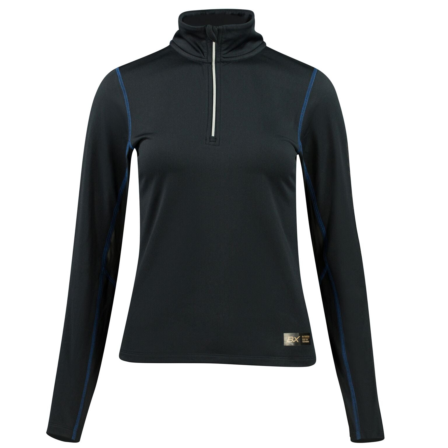 B//Vertigo Roxane Women's Long Sleeve Zip Polo