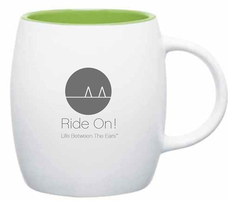 Life Between the Ears Mug: Ride On! (Green)